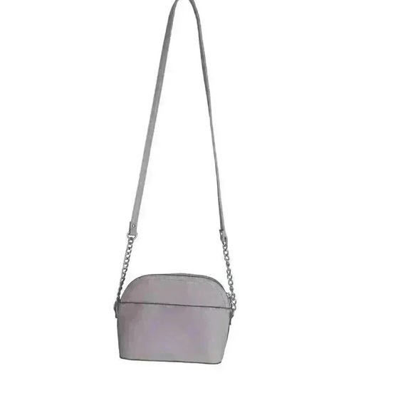 Steve Madden Vegan Leather Cross Body Bag silver Chain Detail Strap - Picture 5 of 7